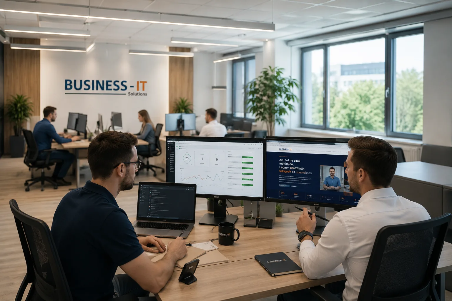 BUSINESS-IT iroda és csapatmunka modern IT üzemeltetési környezetben