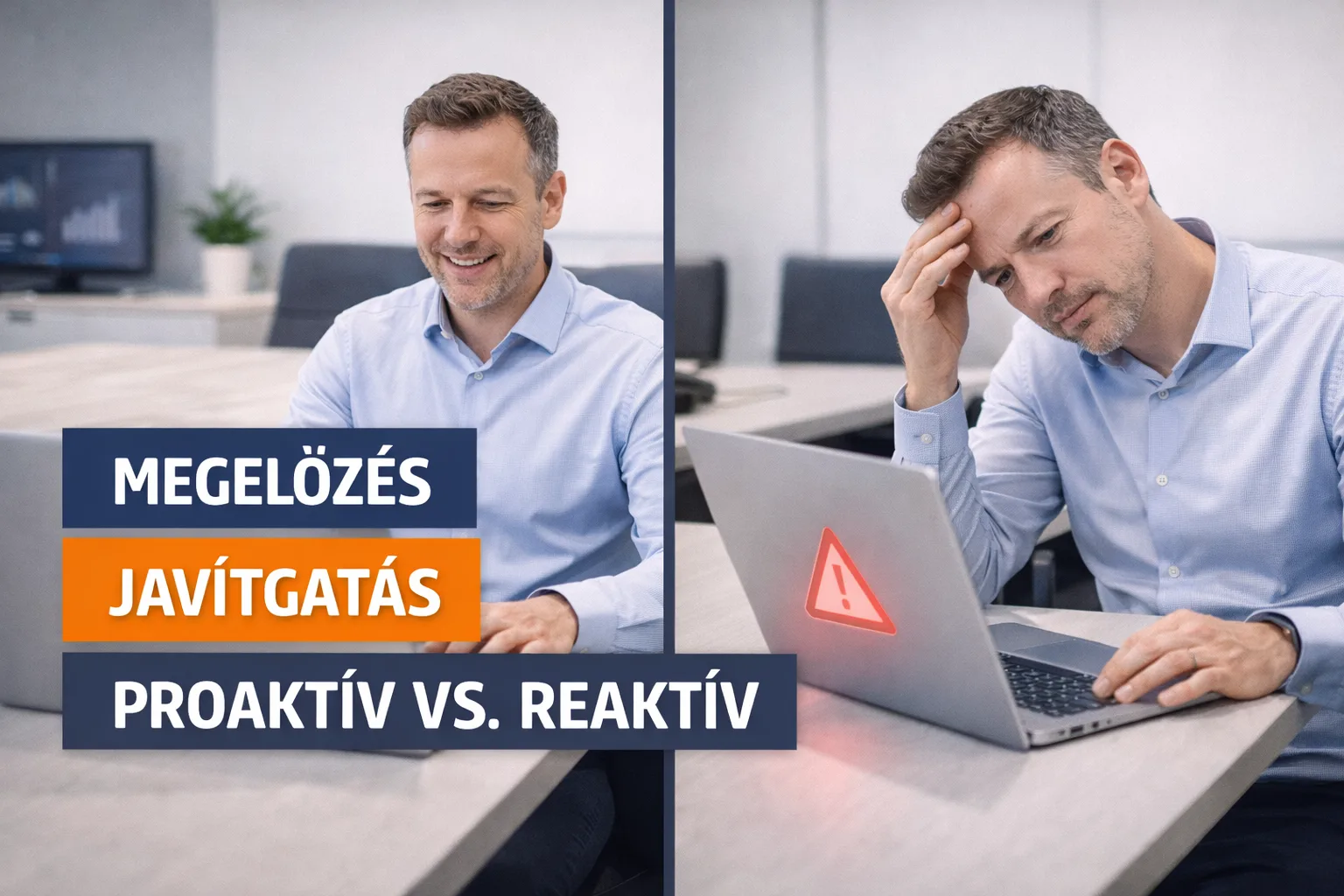 Proaktív vs. reaktív IT: mi a VALÓS különbség?