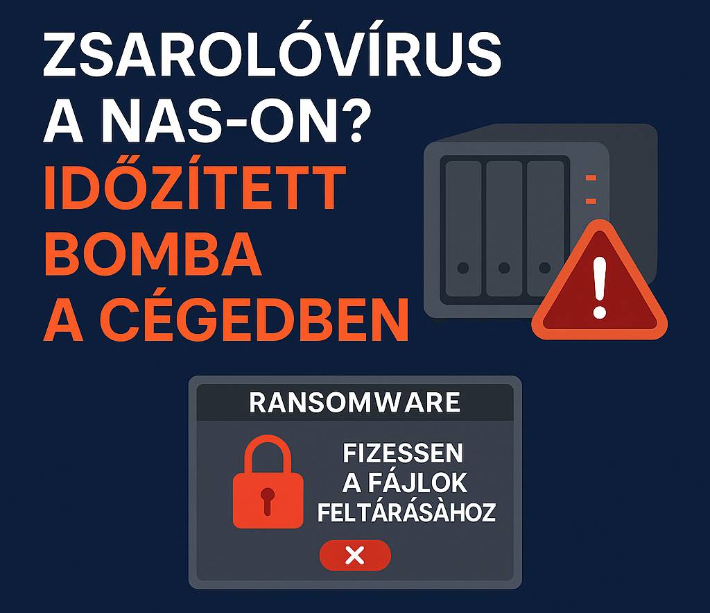 Zsarolóvírus a NAS-on? – Időzített bomba a cégedben